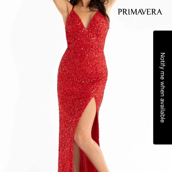Primavera Couture Dresses & Skirts - Red Sequin Gown